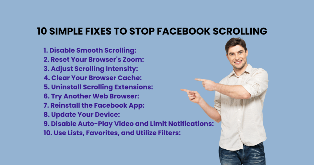 Facebook Scrolling problems